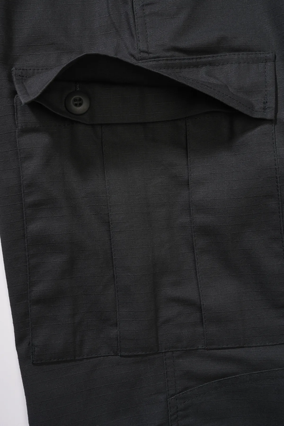 Sale Naisten BDU Ripstop housut, musta Reisitaskuhousut