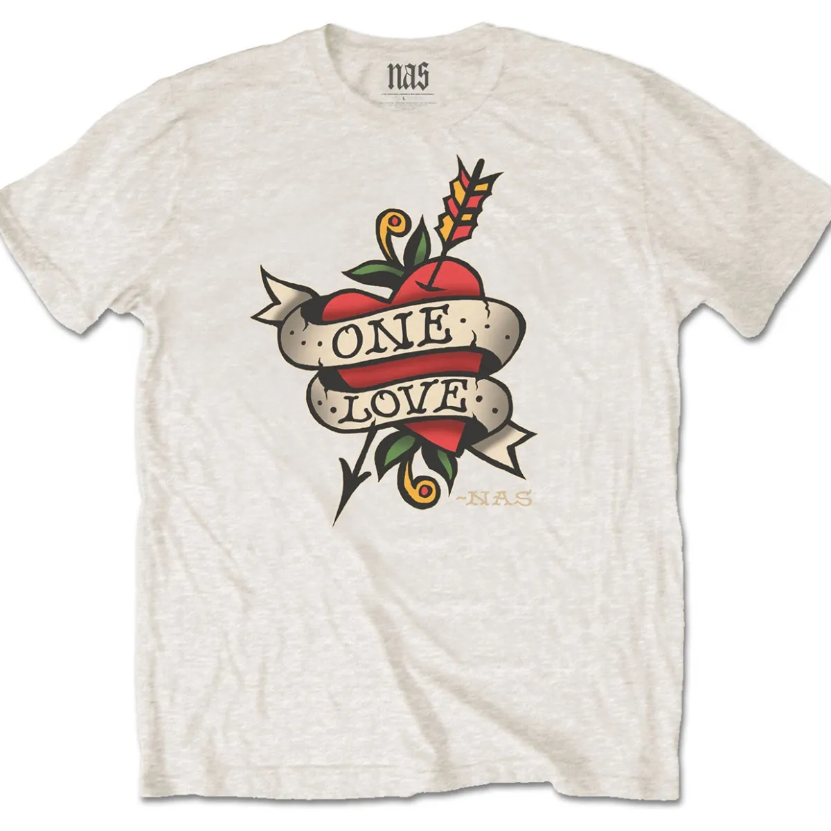Online Nas Love Tattoo - T-paita, valkoinen T-Paidat|Nas