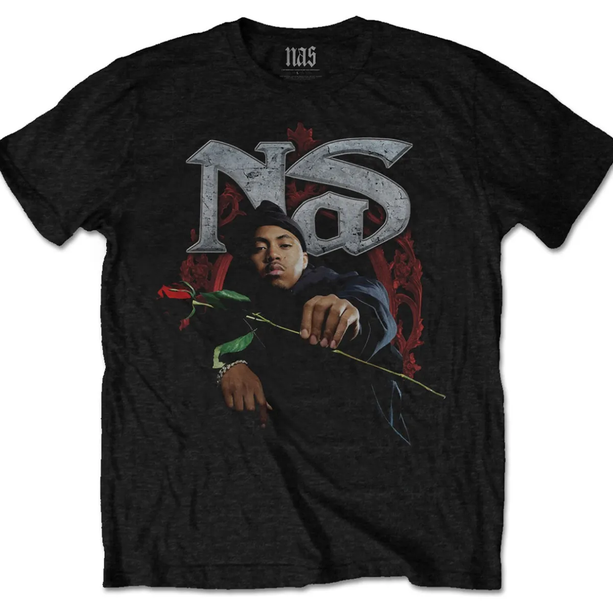 Best Nas Red Rose - T-paita T-Paidat|Nas