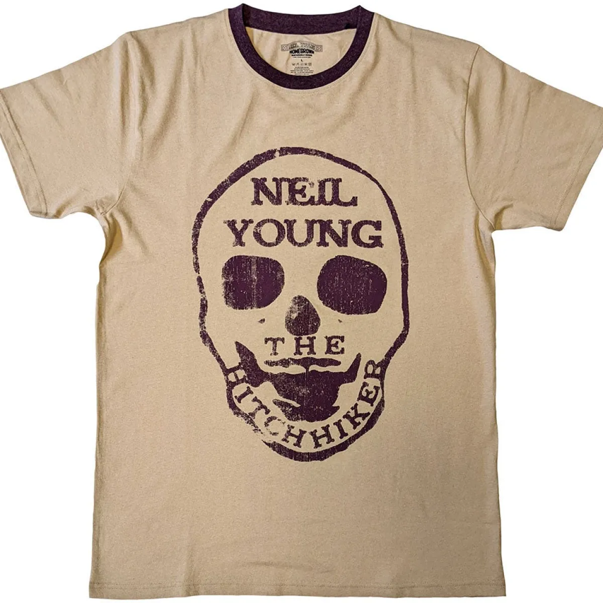 Neil Young: Hitchhiker Ringer- T-paita T-Paidat|Bändipaidat