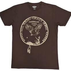 Best Neil Young: Tour 76Seal - T-paita ( Ruskea ) T-Paidat|Bändipaidat