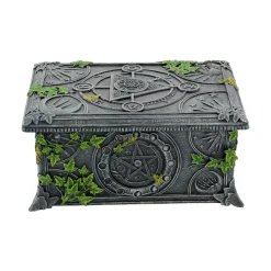 Best Wiccan Pentagram - Tarokortti Rasia 17,5cm Goottikamaa|Hyllyt & Säilytys
