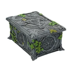 Best Wiccan Pentagram - Tarokortti Rasia 17,5cm Goottikamaa|Hyllyt & Säilytys