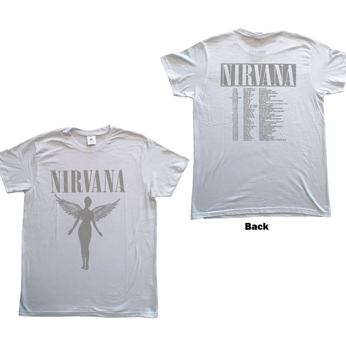 Nirvana In Utero Tour - T-Paita T-Paidat|Bändipaidat