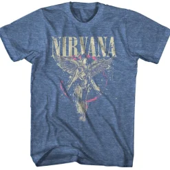 Nirvana In utero - T-paita, sininen Bändipaidat|Nirvana