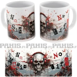 Discount No music No life III - Muki Muut Mukit|Bändimukit Ja -Lasit