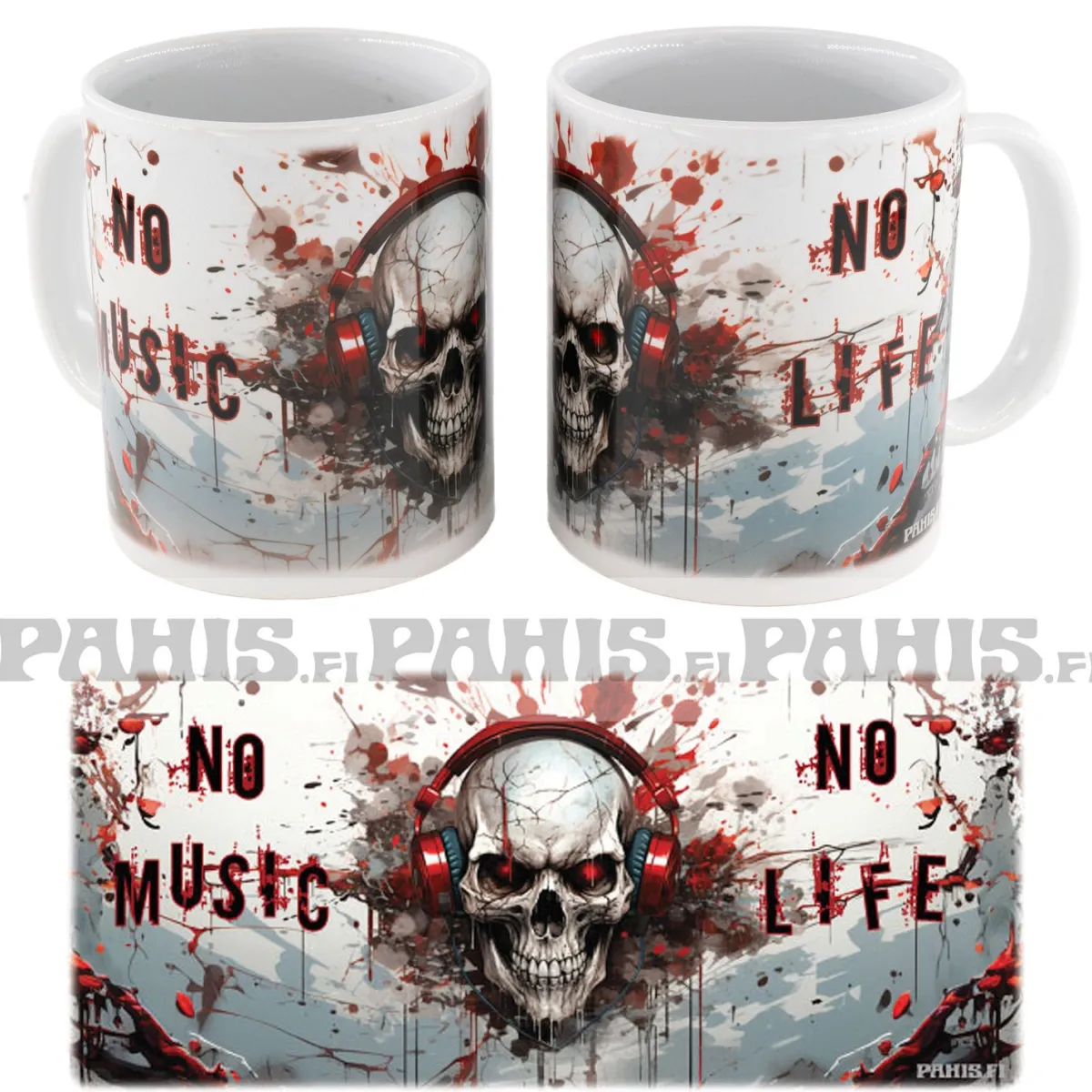 Discount No music No life I - Muki Muut Mukit|Bändimukit Ja -Lasit