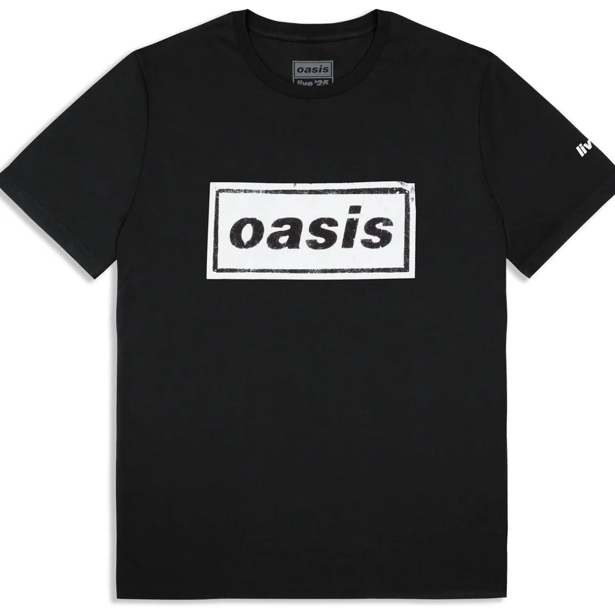 Clearance Oasis: Stencil Logo - T-paita T-Paidat|Bändipaidat