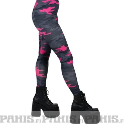 Outlet Pink Camo - leggingsit Leggingsit|Urban Wear Katukamaa
