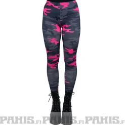 Outlet Pink Camo - leggingsit Leggingsit|Urban Wear Katukamaa