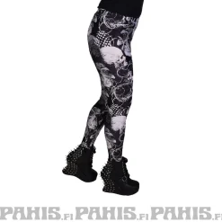 Outlet White Skulls - legginsit Leggingsit|Urban Wear Katukamaa