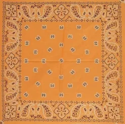 Hot Paisley Apricot - Bandana huivi Hippikamaa|Pinup-Kamaa
