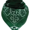 Online Paisley Green - Bandana huivi Bandanat