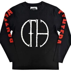Hot Pantera Frayed Logo - Pitkähihainen paita Pitkähihaiset Paidat|Bändipaidat