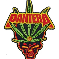 Clearance Pantera Leaf Skull - Kangasmerkki Kangasmerkit|Pantera