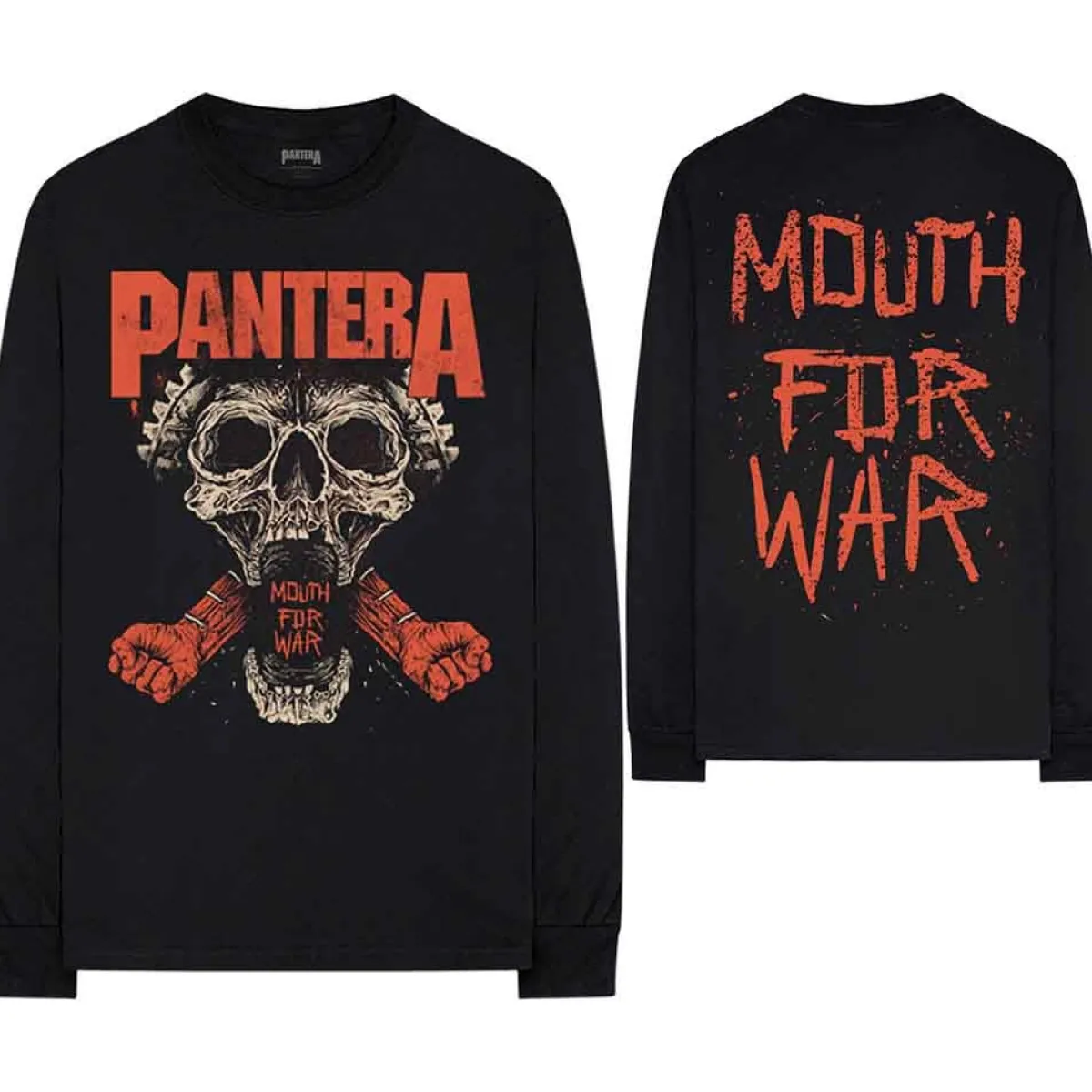Sale Pantera Mouth For War - Pitkähihainen paita Pitkähihaiset Paidat|Bändipaidat