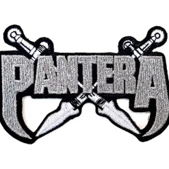 Pantera Silver Swords - Kangasmerkki Kangasmerkit|Pantera