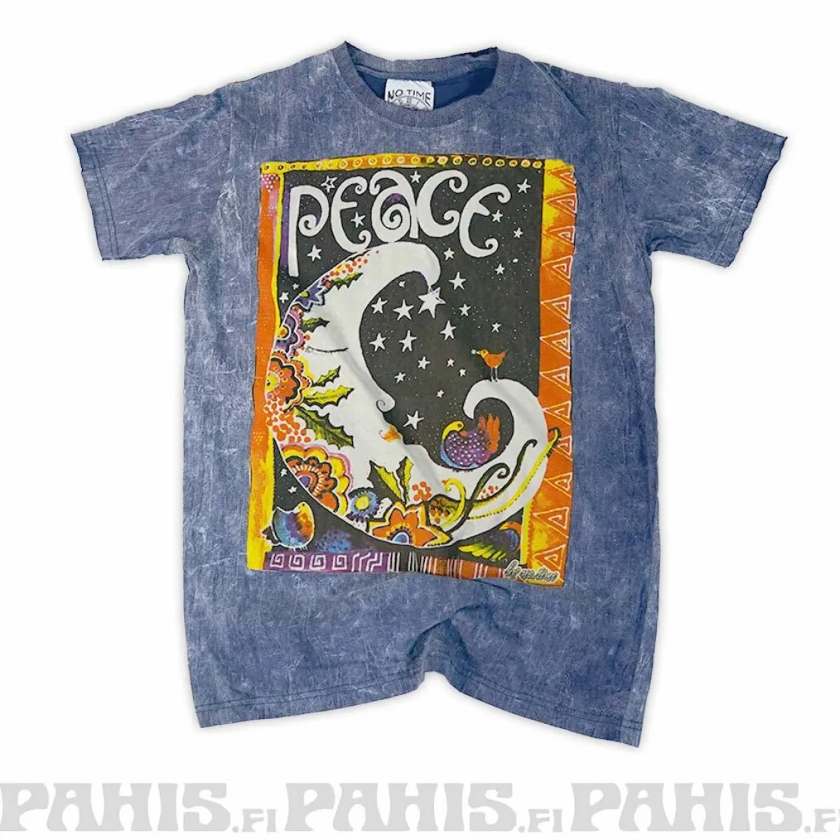 Discount Peaceful - T-paita, sininen Hippikamaa|T-Paidat