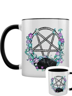 Clearance Pentagram Familiar - kaksivärinen muki Kissamukit|Pastelligootti