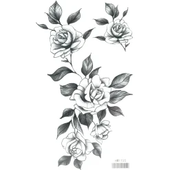 Sale Piirretty ruusu - siirtotatuointi Siirtotatuoinnit