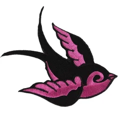 Clearance Pink Sparrow - Kangasmerkki Kangasmerkit|Pinup-Kamaa