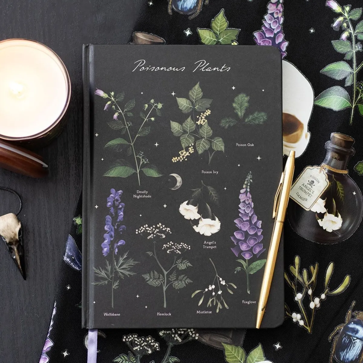New Poisonous Plants - A5 Muistikirja Goottikamaa|Toimistotarvikkeet