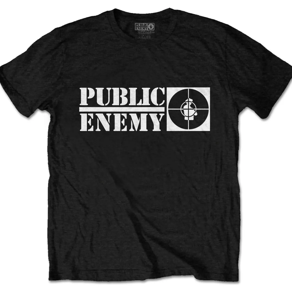 Public Enemy Crosshairs Logo - T-paita T-Paidat|Bändipaidat