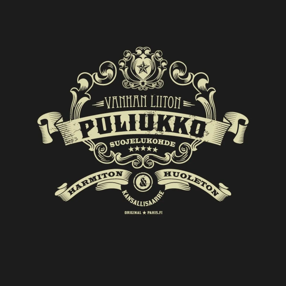 Puliukko T-paita Asenne T-Paidat|Bikerit
