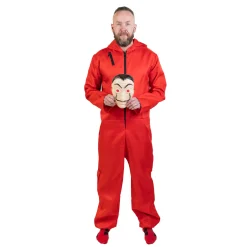 Discount Punainen haalari - Naamiaisasu + naamio Naamiaisasut|Rahapaja