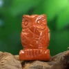 Clearance Punainen jaspis - Pöllö, 5cm Kiviesineet|Punainen Jaspis