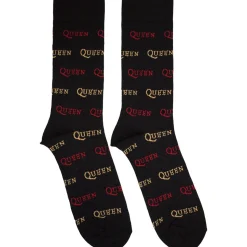 Discount Queen: Logo Repeat Colour - Nilkkasukat Queen|Sukat