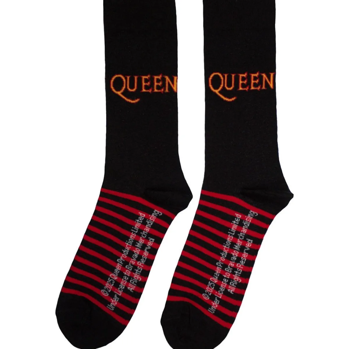 Hot Queen: Logo & Stripes - Nilkkasukat Queen|Sukat