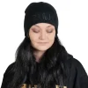 Sale neulepipo - Musta brodeeraus Urban Wear Katukamaa|Pipot & Hatut