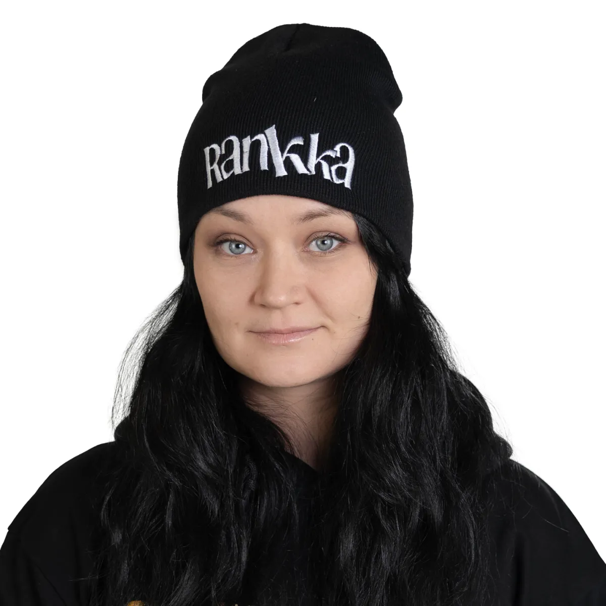 New neulepipo - Valkoinen brodeeraus Urban Wear Katukamaa|Pipot & Hatut