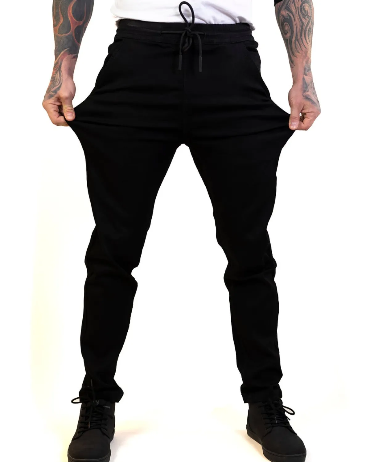 Hot Revolution Farkut, pure black Vapaa-Ajan Housut|Farkut