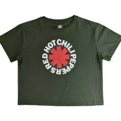 Discount Red Hot Chili Peppers: Classic Asterisk - Crop Toppi Topit|Bändipaidat