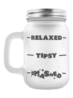 Sale Relaxed, Tipsy, Smashed - Lasi kannella Goottikamaa|Juoma- Ja Shottilasit
