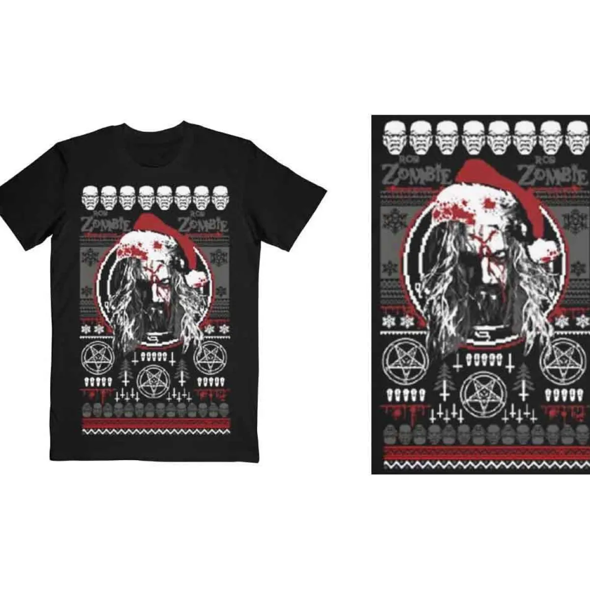 Best Rob Zombie: Bloody Santa - T-paita T-Paidat|Bändipaidat