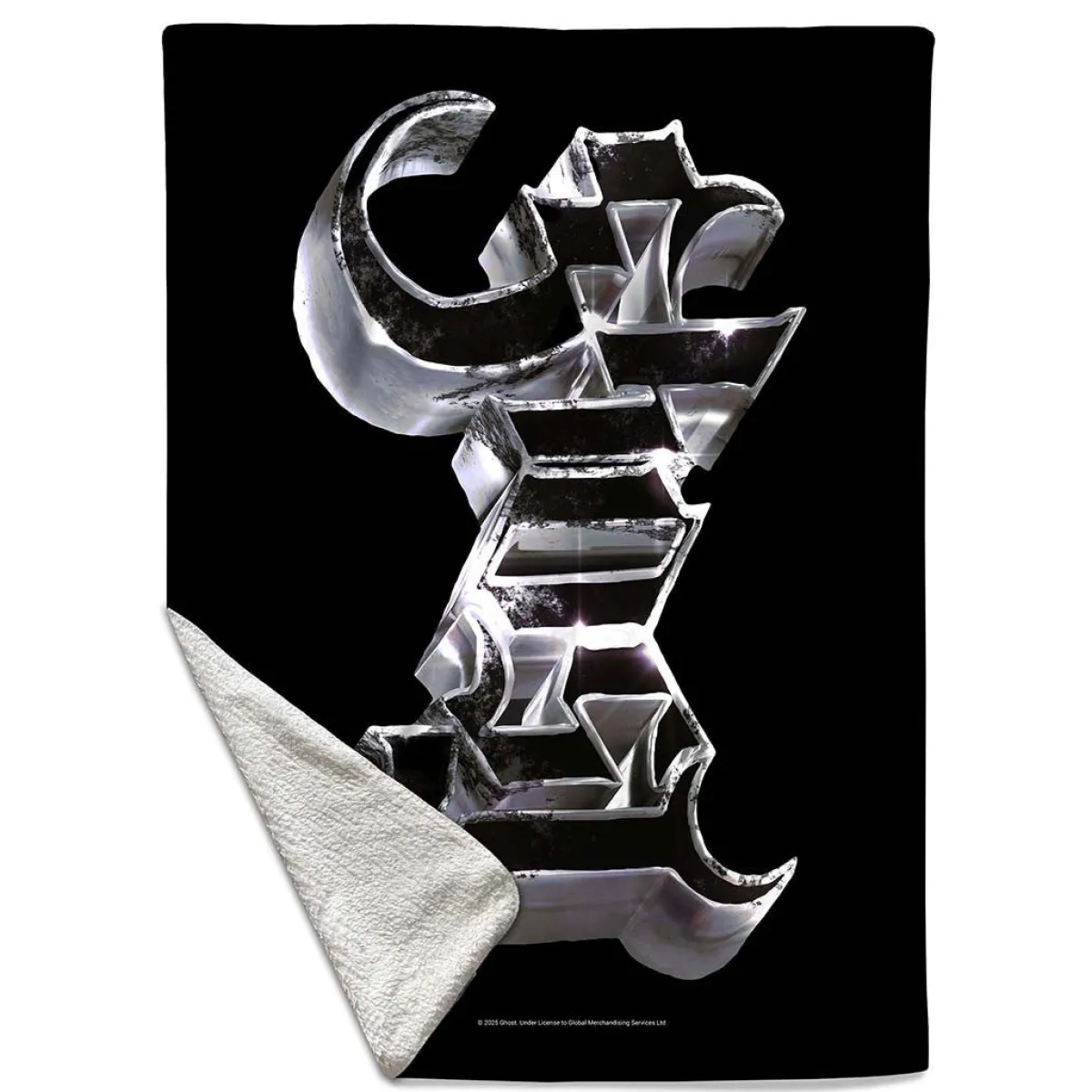 Online Ghost: Chrome Logo - Torkkupeitto Ghost|Sisustustekstiilit
