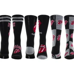 Sale Rolling Stones: Logos - Sukkasetti kitararasiassa, 3-pack The Rolling Stones|Sukat