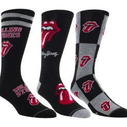 Sale Rolling Stones: Logos - Sukkasetti kitararasiassa, 3-pack The Rolling Stones|Sukat