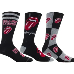 Sale Rolling Stones: Logos - Sukkasetti kitararasiassa, 3-pack The Rolling Stones|Sukat