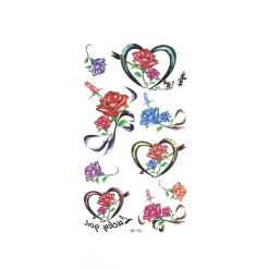 Hot Roses & Arrows - siirtotatuointi Siirtotatuoinnit