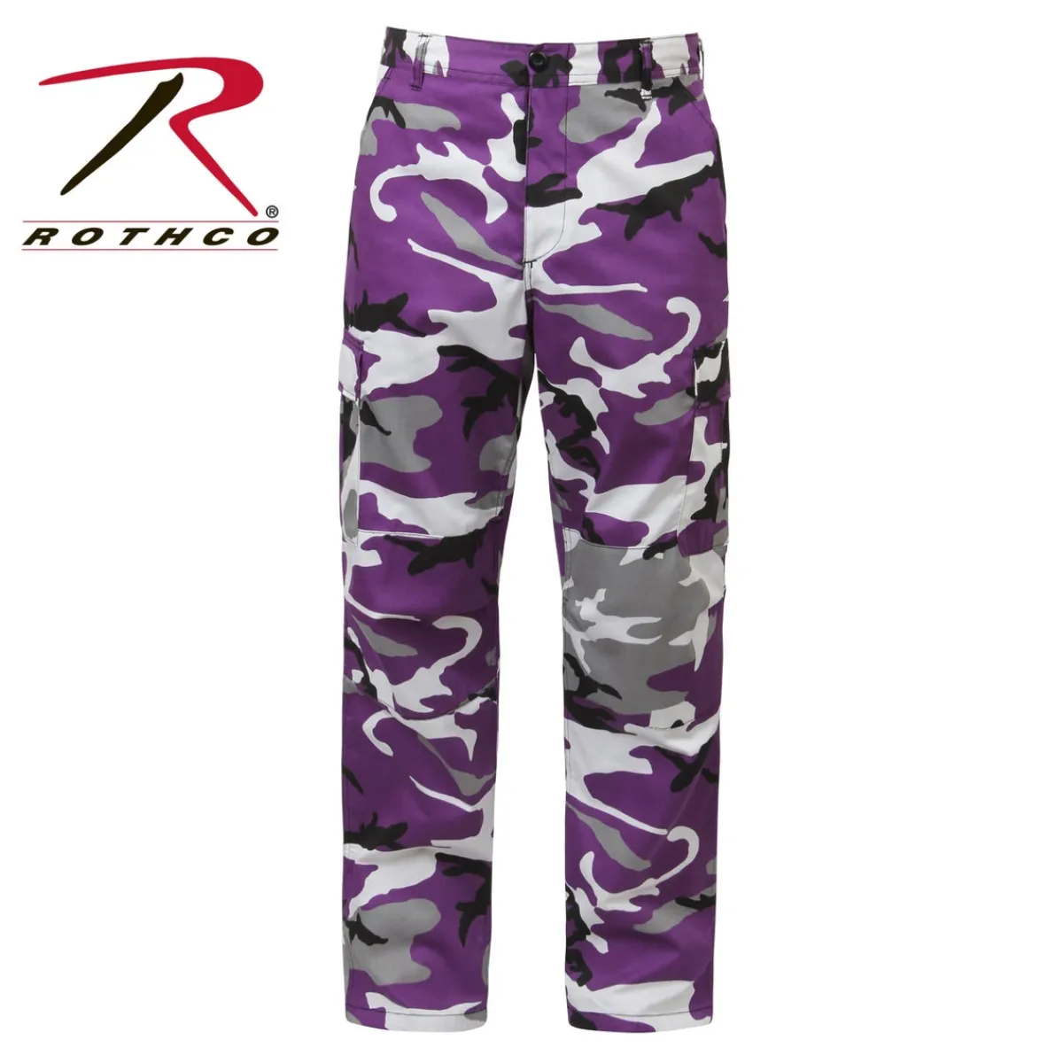 Hot Color Camo BDU - Reisitaskuhousut, ultra violet Reisitaskuhousut|Camot