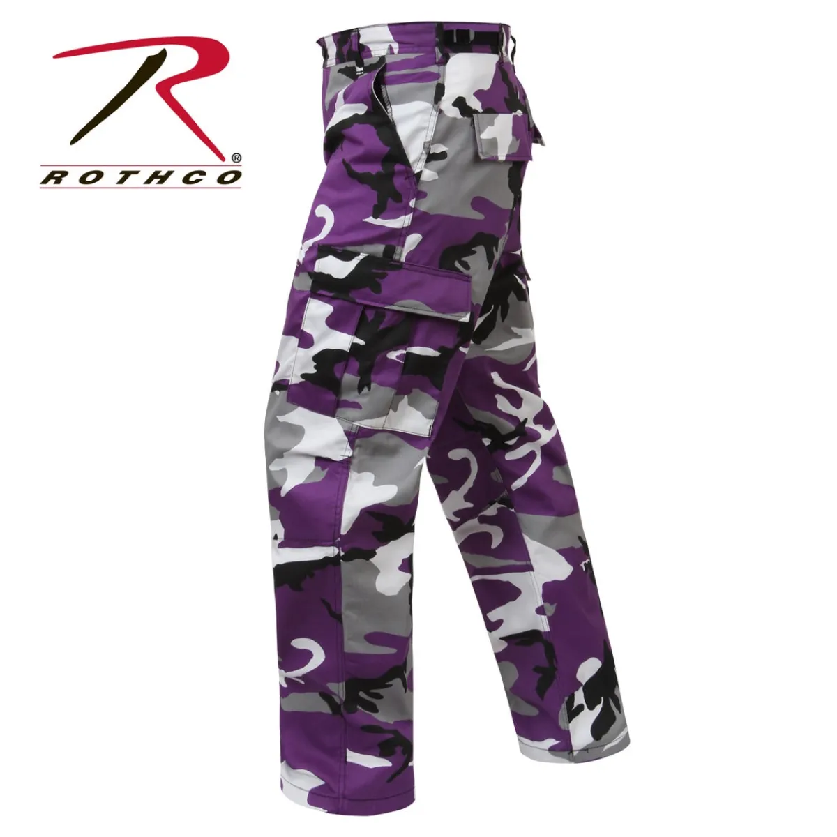 Hot Color Camo BDU - Reisitaskuhousut, ultra violet Reisitaskuhousut|Camot