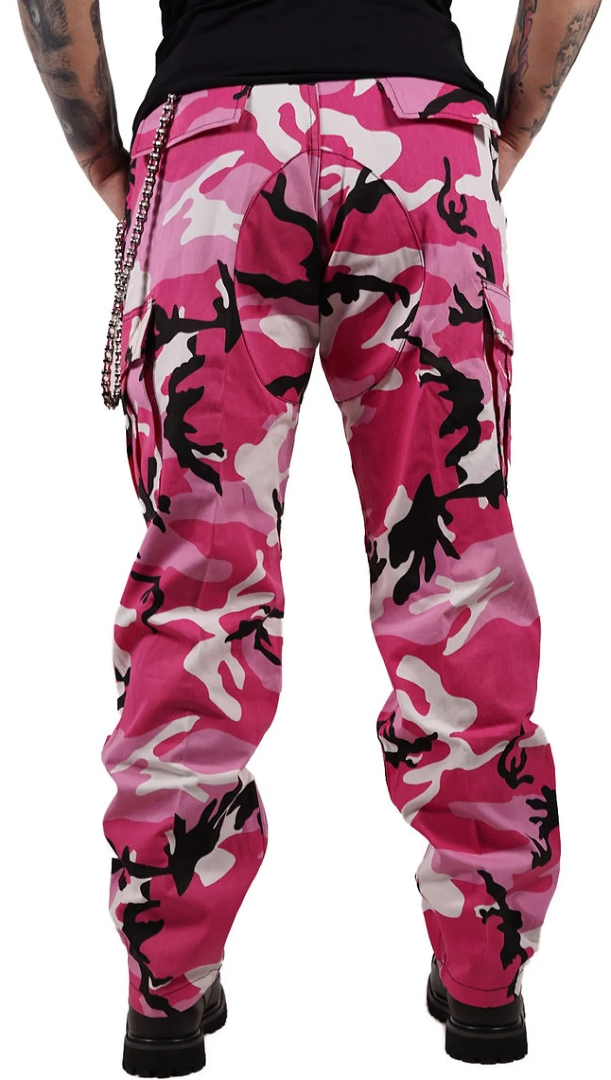 Best Color Camo BDU - Reisitaskuhousut, pink camo Reisitaskuhousut|Camot