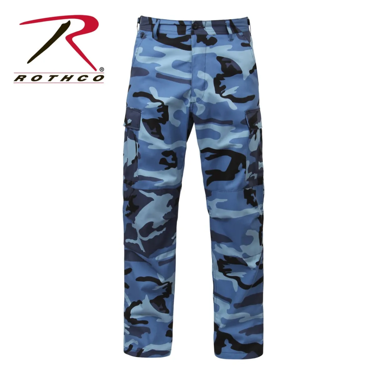 New Color Camo BDU - Reisitaskuhousut, sky blue Reisitaskuhousut|Camot