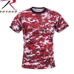 Online Digital Red Camo - T-paita T-Paidat|Camot