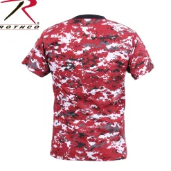 Online Digital Red Camo - T-paita T-Paidat|Camot