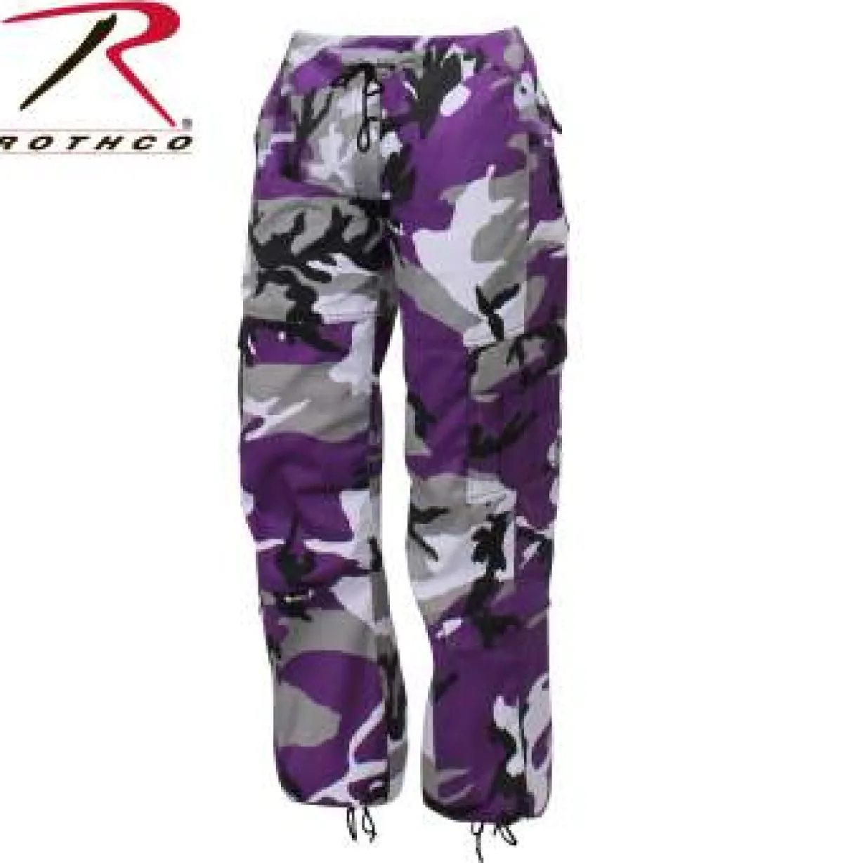 Best Paratrooper Colored Camo - Naisten reisitaskuhousut, ultra violet Reisitaskuhousut|Urban Wear Katukamaa